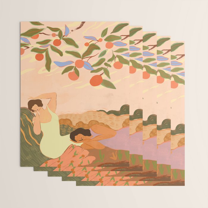 Midday Nap Wrapping Paper Gallery Image 3