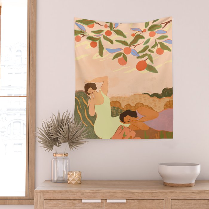 Midday Nap Wall Tapestry Gallery Image 2