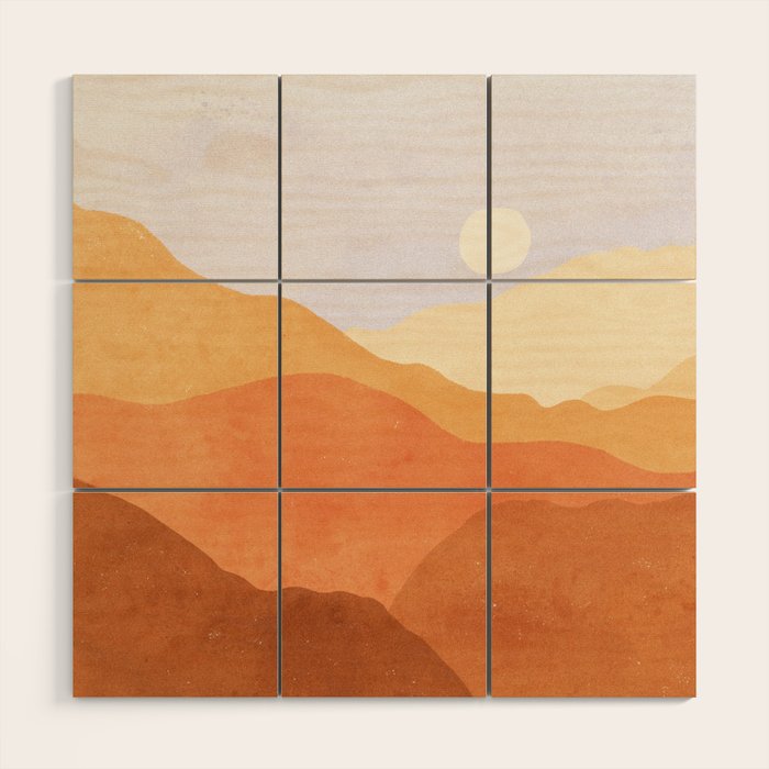 Landscape No4 Wood Wall Art Gallery Image 1
