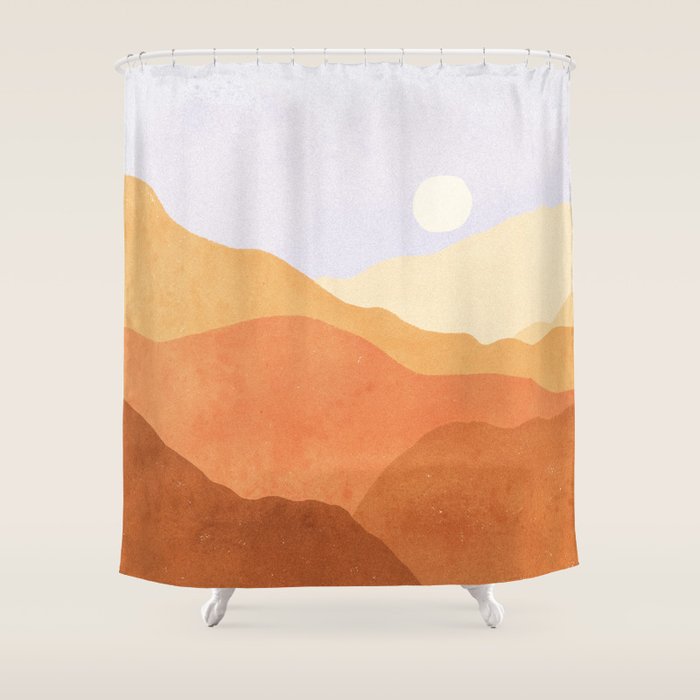 Landscape No4 Shower Curtain Gallery Image 1