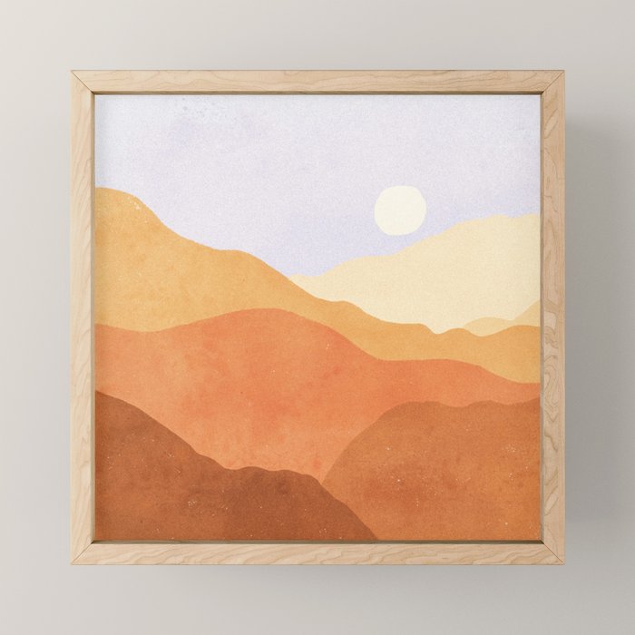 Landscape No4 Mini Art Print Gallery Image 1