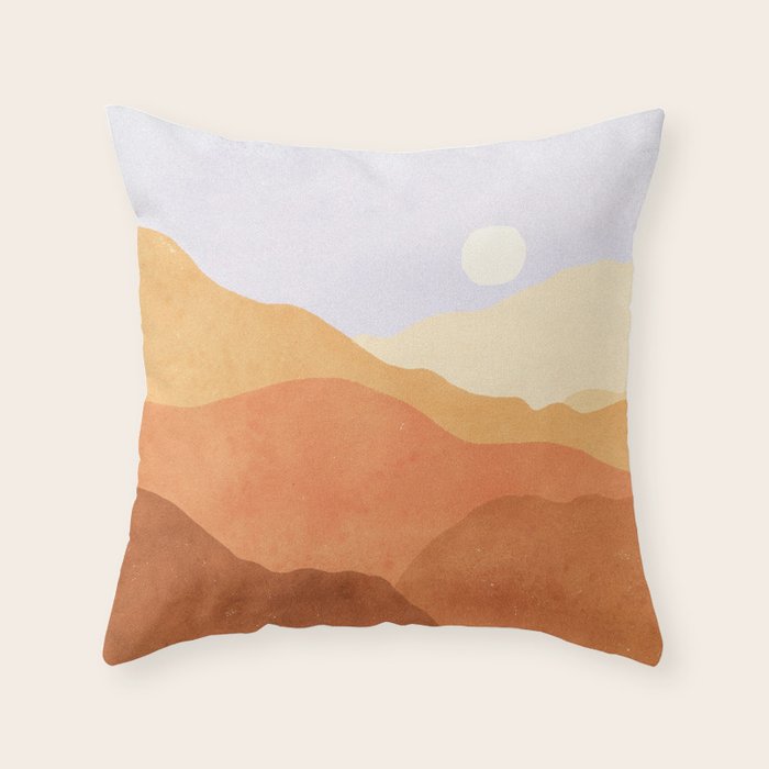 Landscape No4 Throw Pillow Gallery Image 6