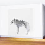 Winter Wolf Wall Mural Gallery Image 2