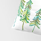 Pine Trees - Green Palette Pillow Sham Gallery Image 4