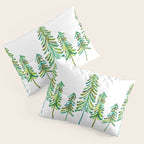 Pine Trees - Green Palette Pillow Sham Gallery Image 3