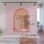 Yes Girl Wall Mural Gallery Image 1