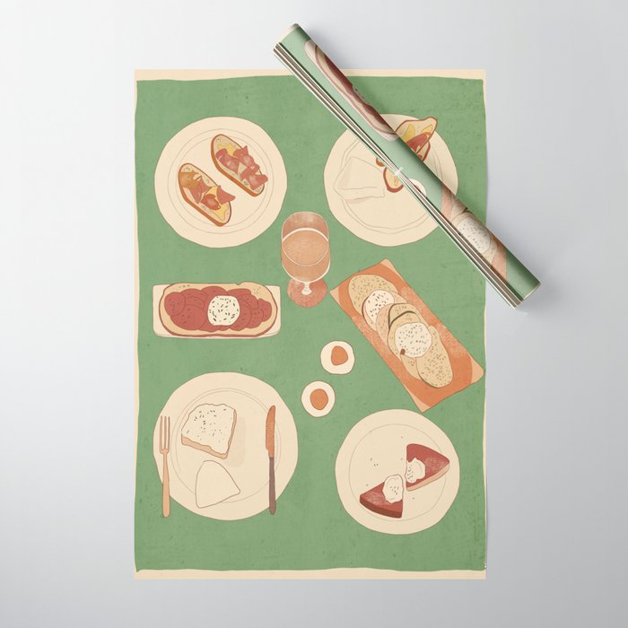 Breakfast 4 Wrapping Paper Gallery Image 1