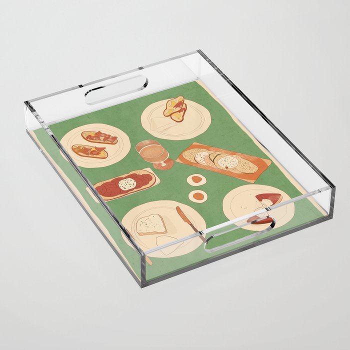 Breakfast 4 Acrylic Tray Gallery Image 1