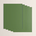 Lime Green and Navy Blue Ultra Fine Vertical Stripes Wrapping Paper Gallery Image 3