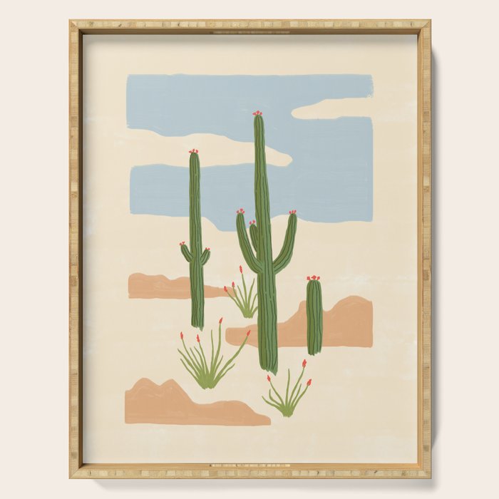 Desert Still Life Serving Tray Gallery Image 1
