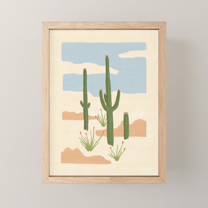 Desert Still Life Mini Art Print Gallery Image 1