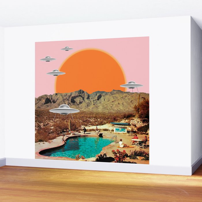 They've arrived! (UFO) Wall Mural Gallery Image 2