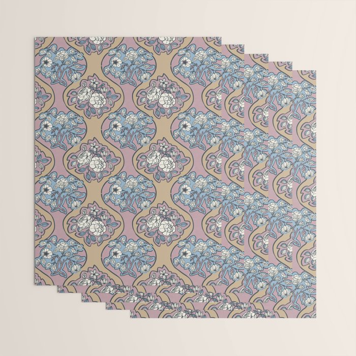 Antique Floral Beauty Wrapping Paper Gallery Image 3