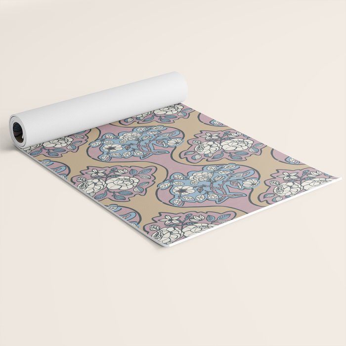 Antique Floral Beauty Yoga Mat Gallery Image 2