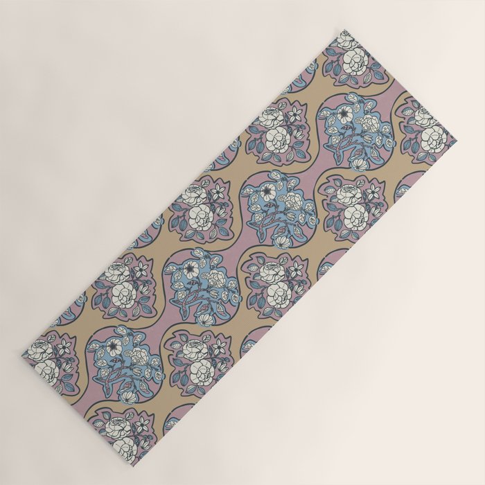 Antique Floral Beauty Yoga Mat Gallery Image 1