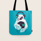 Record Bear Tote Bag Gallery Image 1