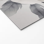 Graceful Calm Blooming Scene Ivory Grey Welcome Mat Gallery Image 2