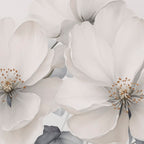 Graceful Calm Blooming Scene Ivory Grey Coffee Mug Gallery Image 2