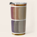 Earth Tones Modern MCM Colorful Art Travel Mug Gallery Image 3
