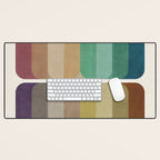Earth Tones Modern MCM Colorful Art Desk Mat Gallery Image 1