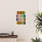 Earth Tones Modern MCM Colorful Art Poster Gallery Image 2