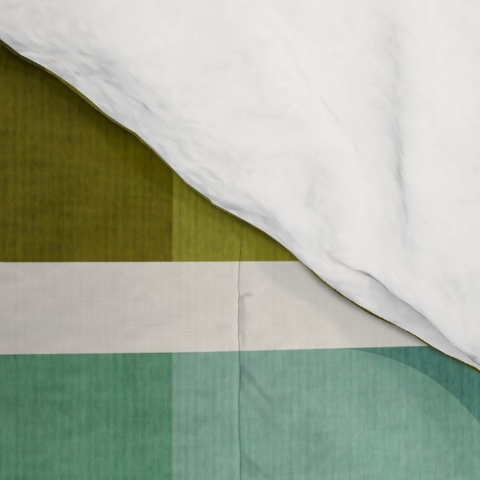 Earth Tones Modern MCM Colorful Art Comforter Gallery Image 4