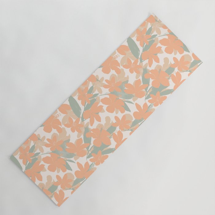 Flowery tropical sweet PC Yoga Mat Gallery Image 1