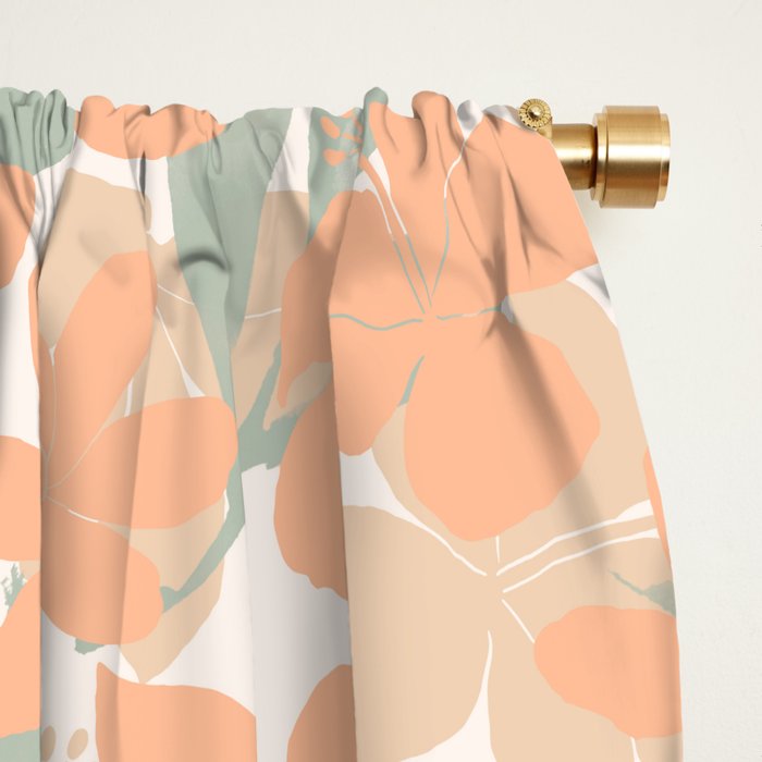 Flowery tropical sweet PC Window Curtain Gallery Image 2