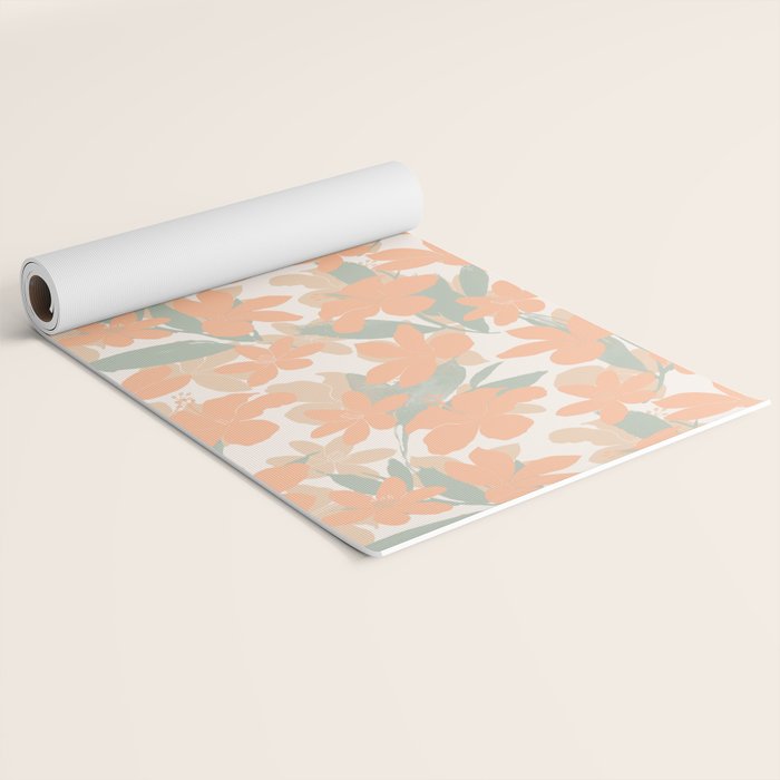 Flowery tropical sweet PC Yoga Mat Gallery Image 2