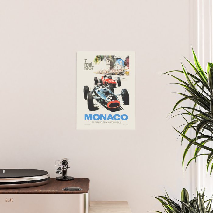 Formula 1 - 1967 Monaco Grand Prix Poster Gallery Image 2
