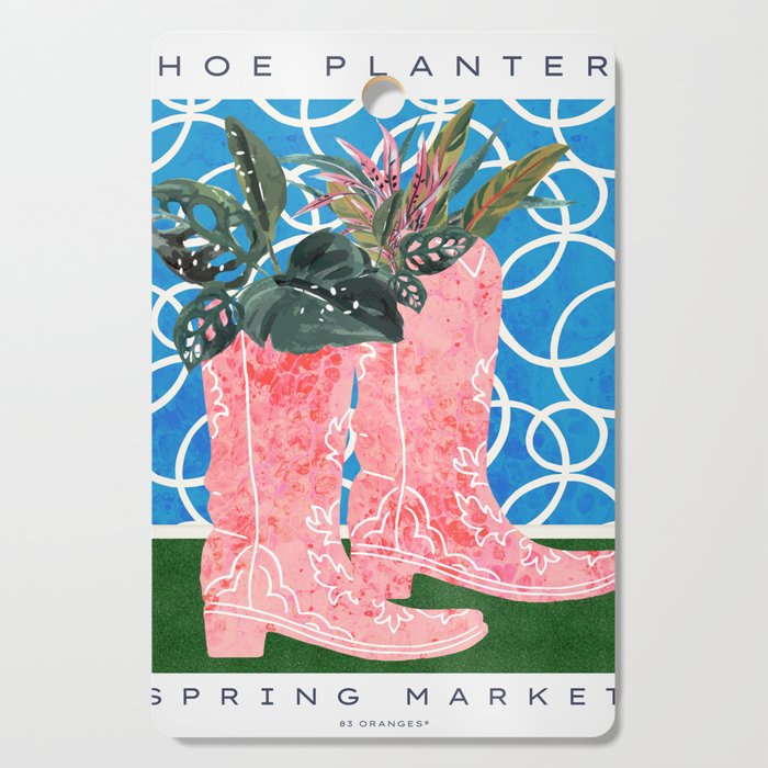 Shoe Planters Cutting Board Gallery Image 1