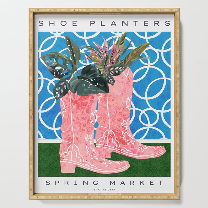 Shoe Planters Serving Tray Gallery Image 1