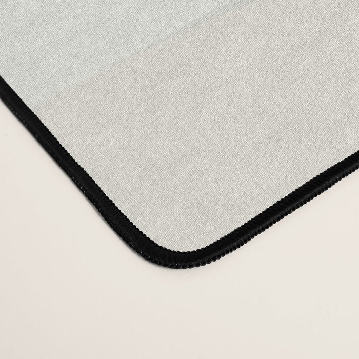Neutral Minimal Flux Check Irregular Organic Grid Pattern in Pale Beige and Cream Tones Desk Mat Gallery Image 4