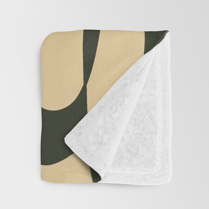 retro checkered flower pot Throw Blanket Gallery Image 3