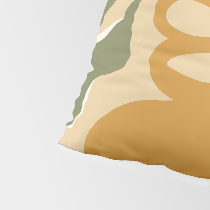 retro checkered flower pot Pillow Sham Gallery Image 4