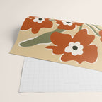 retro checkered flower pot Wrapping Paper Gallery Image 2