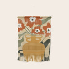 retro checkered flower pot Wall Hanging Gallery Image 1