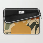 retro checkered flower pot Laptop Sleeve Gallery Image 2
