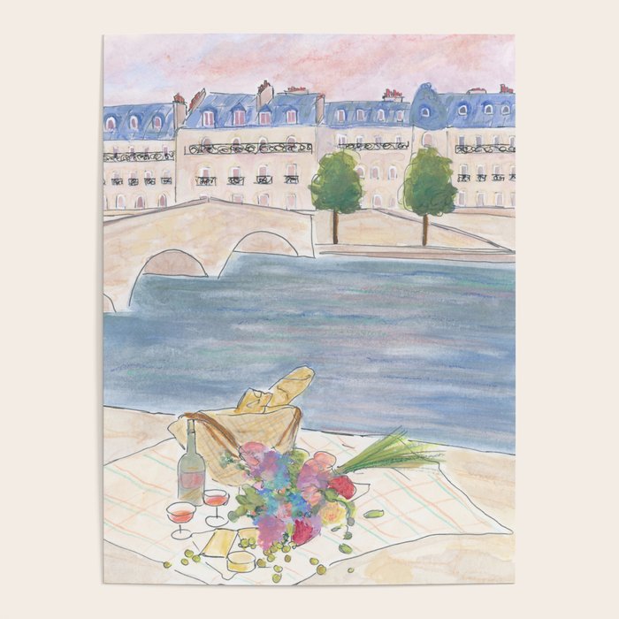 Picnic At The Seine Poster Gallery Image 1