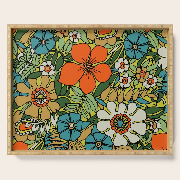 70s Plate Serving Tray Gallery Image 1
