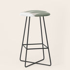Lines and Shapes in Moss and Lilac Stool Gallery Image 1