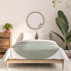 Lines and Shapes in Moss and Lilac Comforter Gallery Image 3