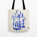 Ocean Waves Tote Bag Gallery Image 1