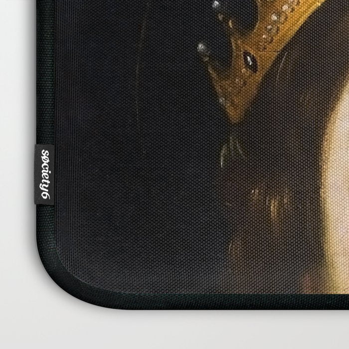 Bubblegum Queen Vintage Painting Altered Art Wall print Laptop Sleeve Gallery Image 3