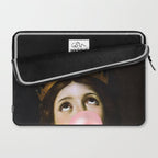Bubblegum Queen Vintage Painting Altered Art Wall print Laptop Sleeve Gallery Image 2