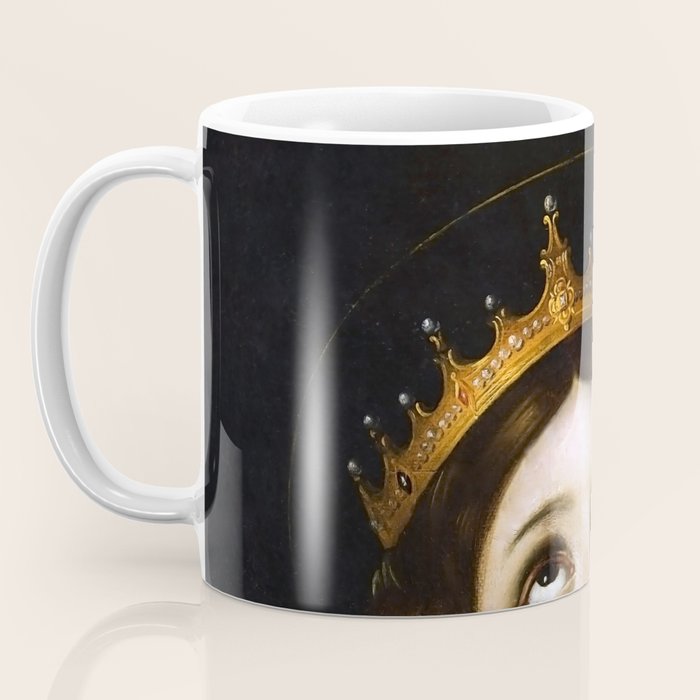 Bubblegum Queen Vintage Painting Altered Art Wall print Coffee Mug Gallery Image 3