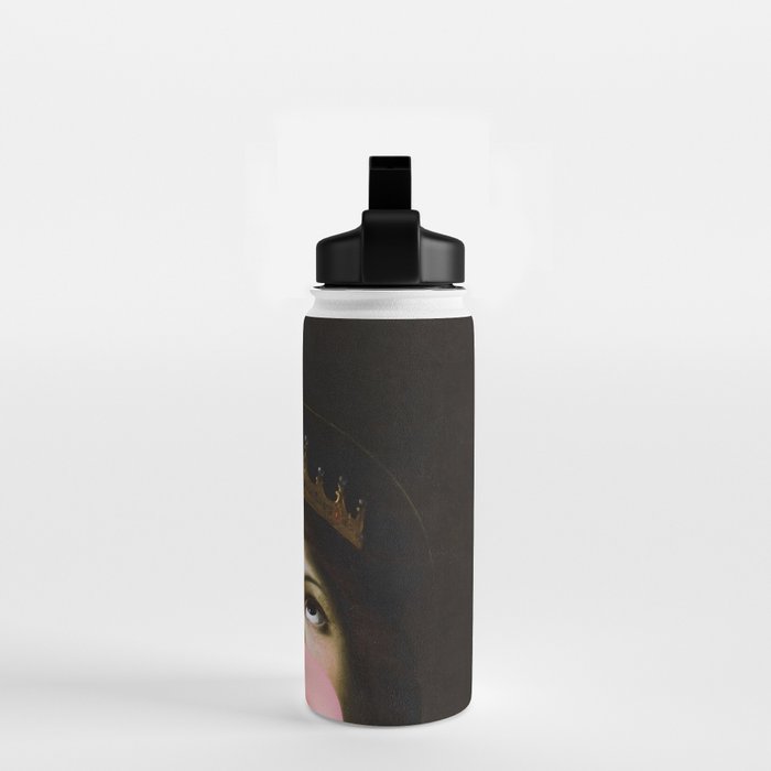 Bubblegum Queen Vintage Painting Altered Art Wall print Water Bottle Gallery Image 2