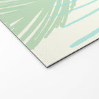 Summer Palms at the Seashore Abstract Tropical Welcome Mat Gallery Image 2