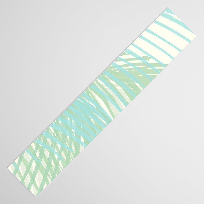 Summer Palms at the Seashore Abstract Tropical Table Runner Gallery Image 3