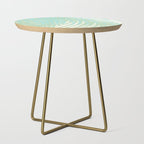 Summer Palms at the Seashore Abstract Tropical Side Table Gallery Image 1